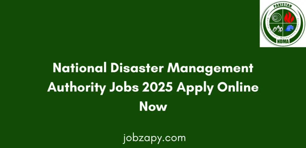 National Disaster Management Authority Jobs 2025 Apply Online Now