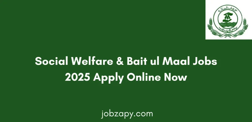 Social Welfare & Bait ul Maal Jobs 2025 Apply Online Now